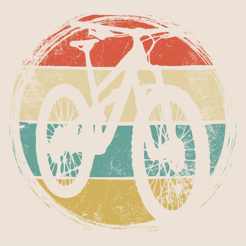 Rayures Décisif Rétro Cycle