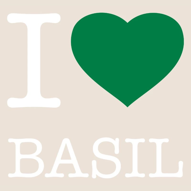 I LOVE BASIL Basilikum