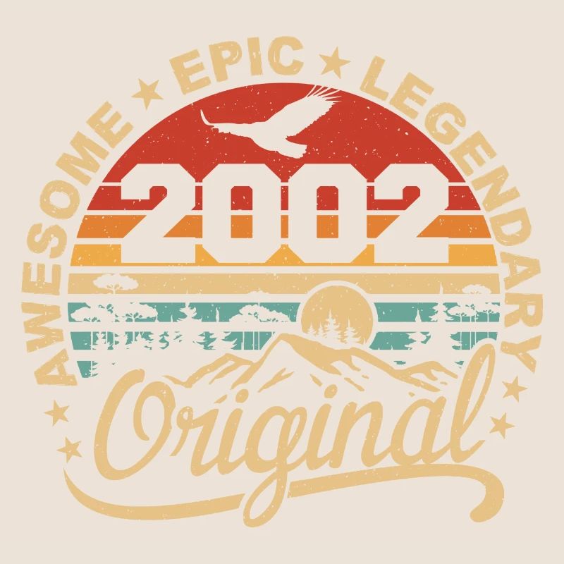 Original 2002 Retro 2002 Geburtstagsgeschenk