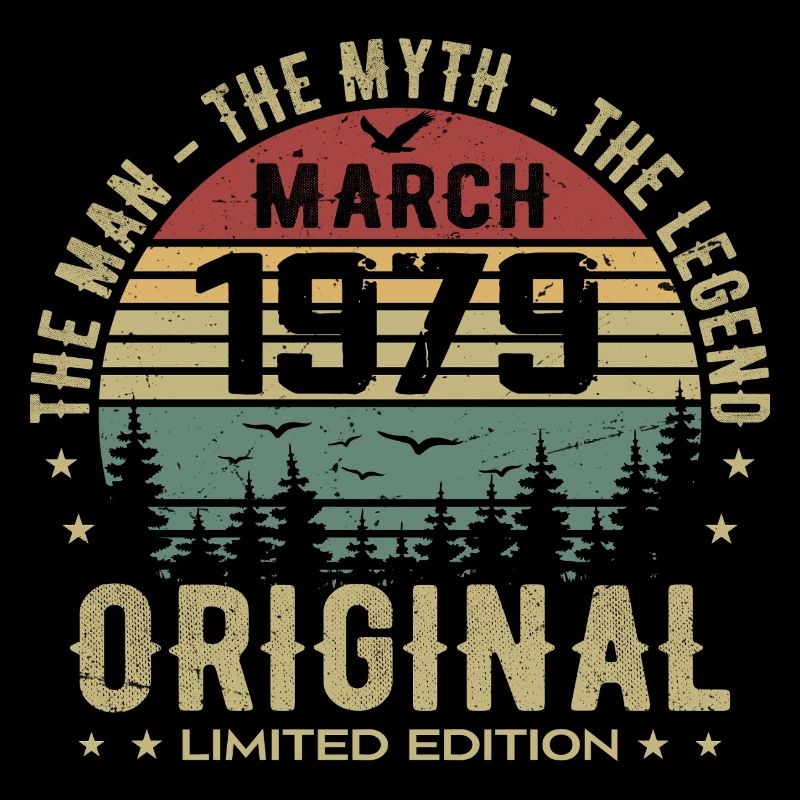 Gift for the 46th Anniversary Original March 1979