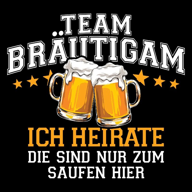 Bachelor Party Team Groom I'm Marrying - Drinking Beer