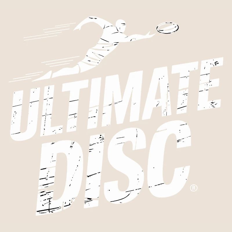 Ultimate Disc Layout Offense Player Jump Catch