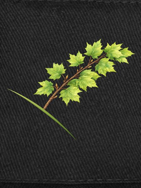 Érable à branche feuille - aquarelle