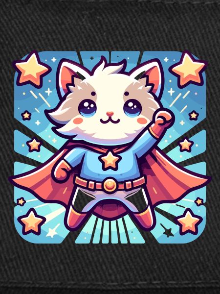 Cuddly Cat Superhero Kitten
