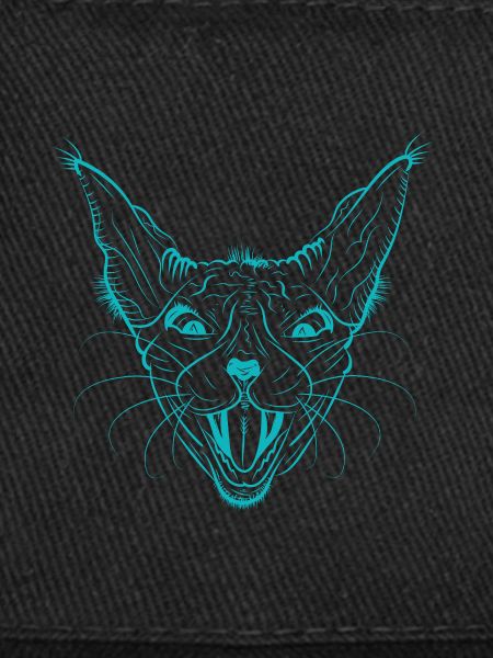 Neon Sphynx Cat Face Glow