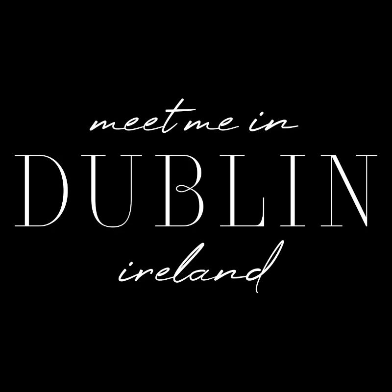Dublin, Irlande Style Design T-shirt