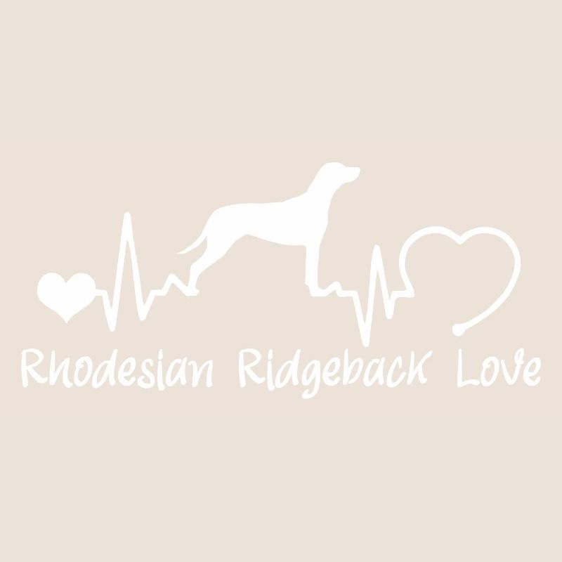 Rhodesian Ridgeback mit Herzschlag