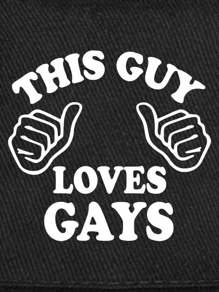 This guy loves gays