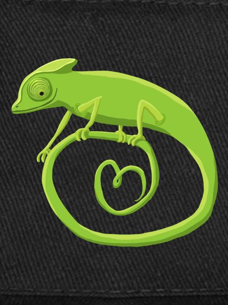 Chameleon ringing with heart