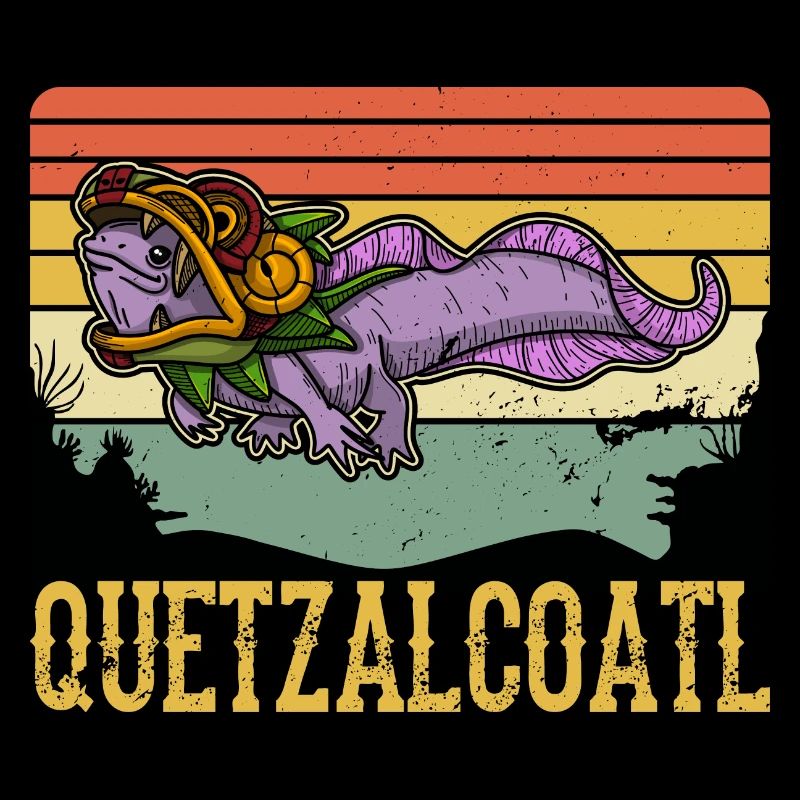 Quetzalcoatl Axolotl Mexique Divinité Aztèque