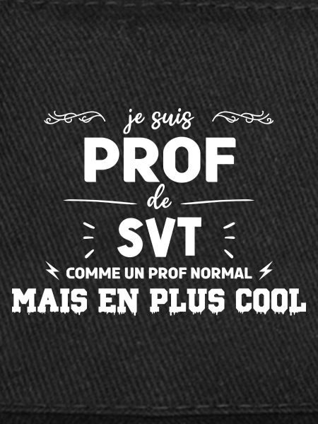 Prof de SVT super cool