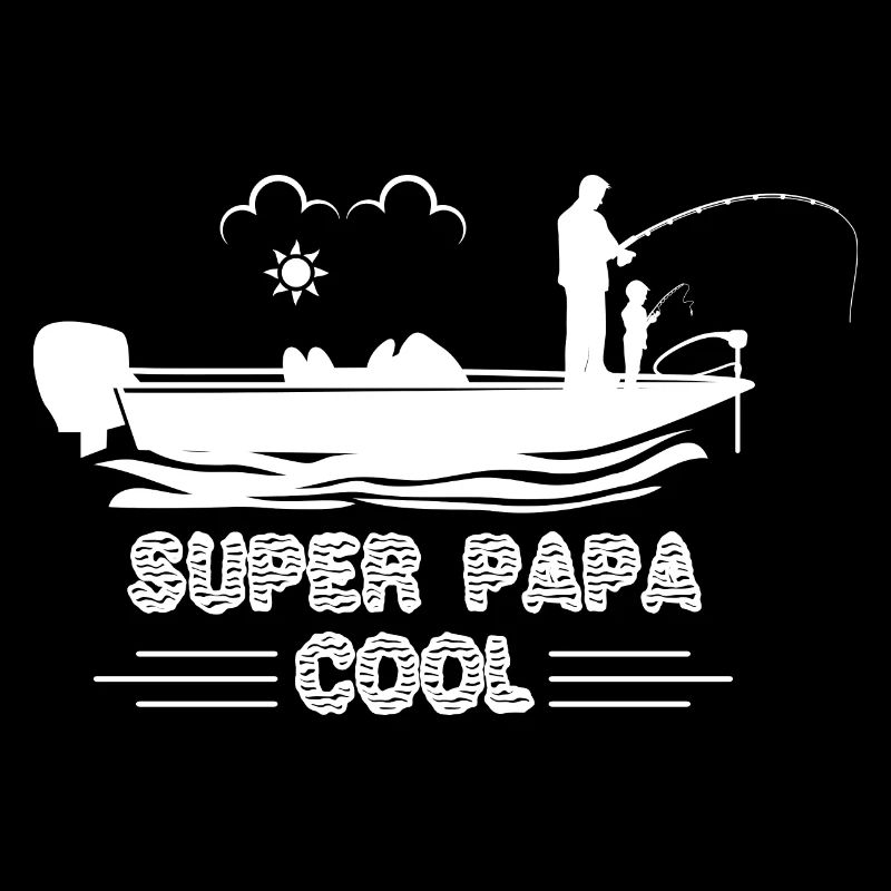Super papa cool pêcheur