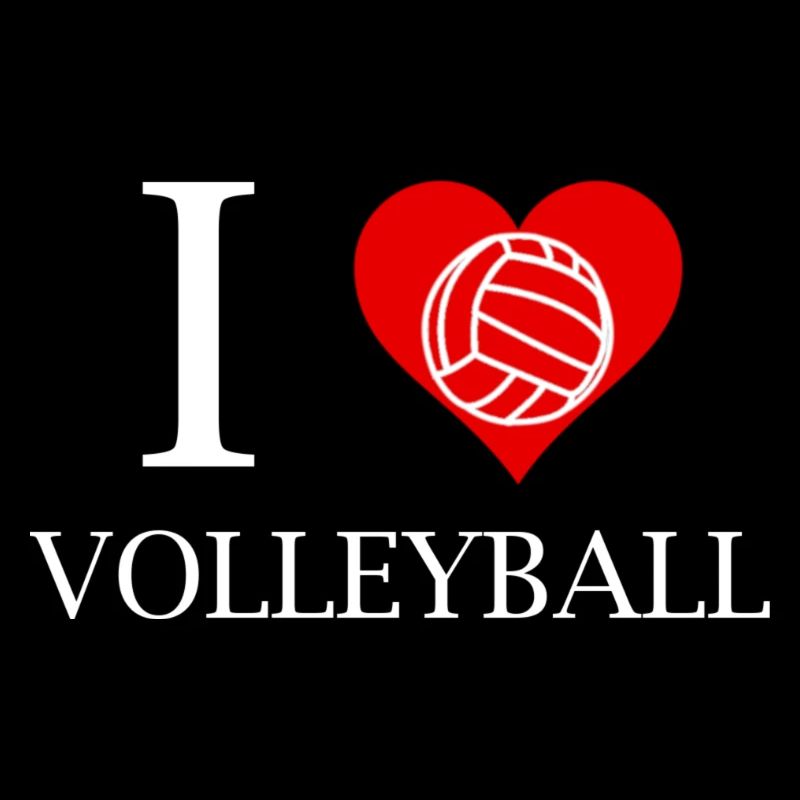 J'aime le volley blanc