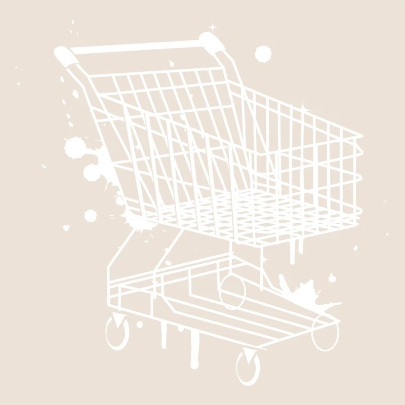 Panier d'achat graffiti
