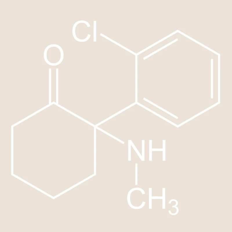 Ketamine structural formula