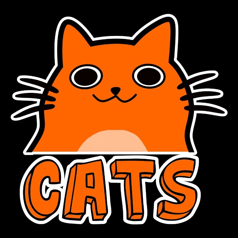 Chat de dessin animé mignon