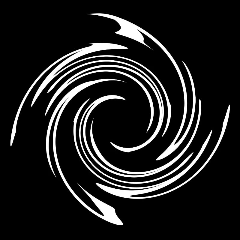 Wirbel Spirale Kringel Muster Shirt Geschenk Idee