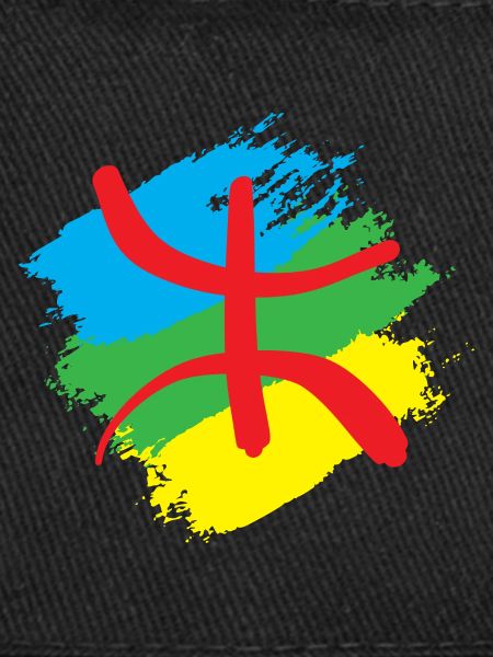 Stylized Amazigh flag