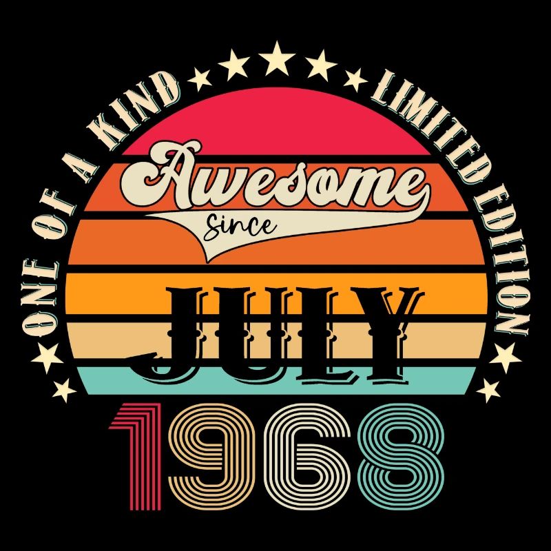 Awesome since Juli 1968 54. Geburtstag Herren Fun