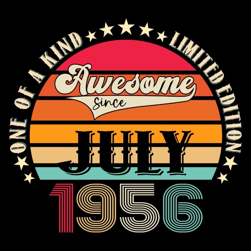 Awesome since Juli 1956 66. Geburtstag Herren Fun