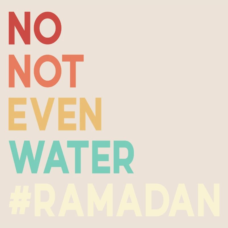 Non même pas d’eau Ramadan
