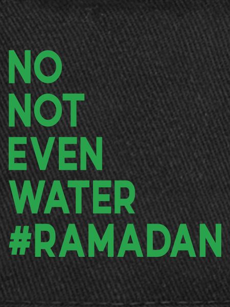 Non même pas d’eau Ramadan