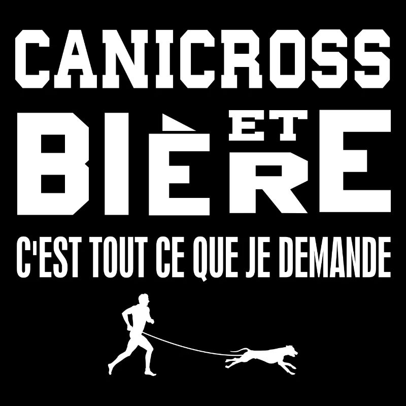 Canicross et bière c'est tout ce que je demande