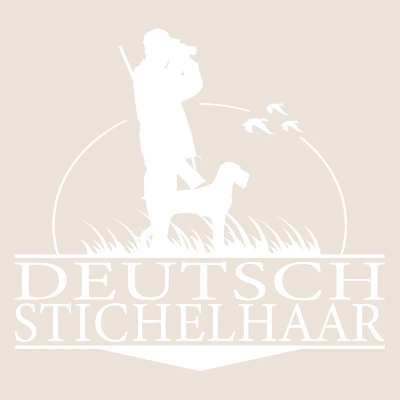 DEUTSCH STICHELHAAR Jagdhunde Jäger Hunde Wilsigns