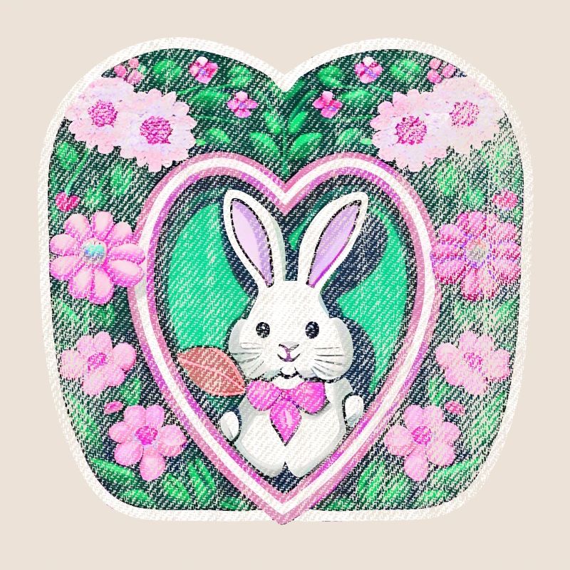 retro used-look Easter bunny classic