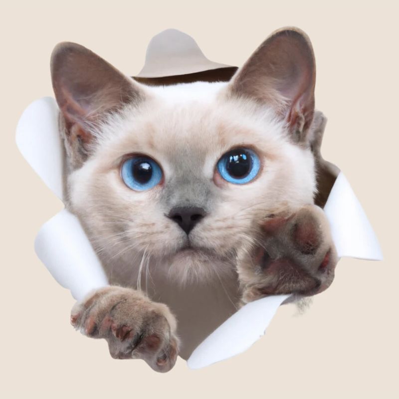 Bébé chat du monde caché