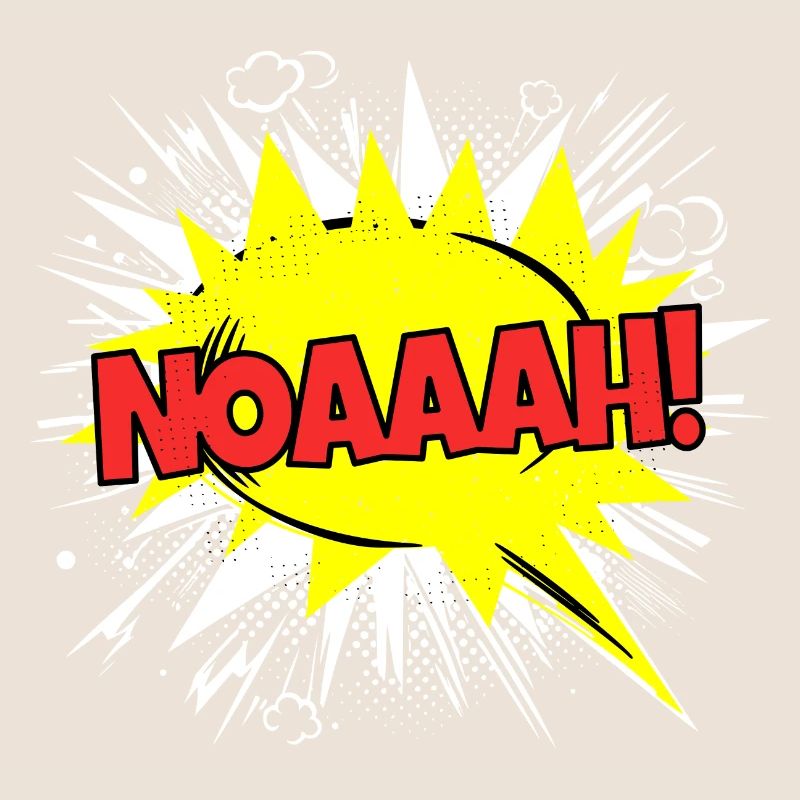 Noah Name Funny Speech Bubble Noaaah!