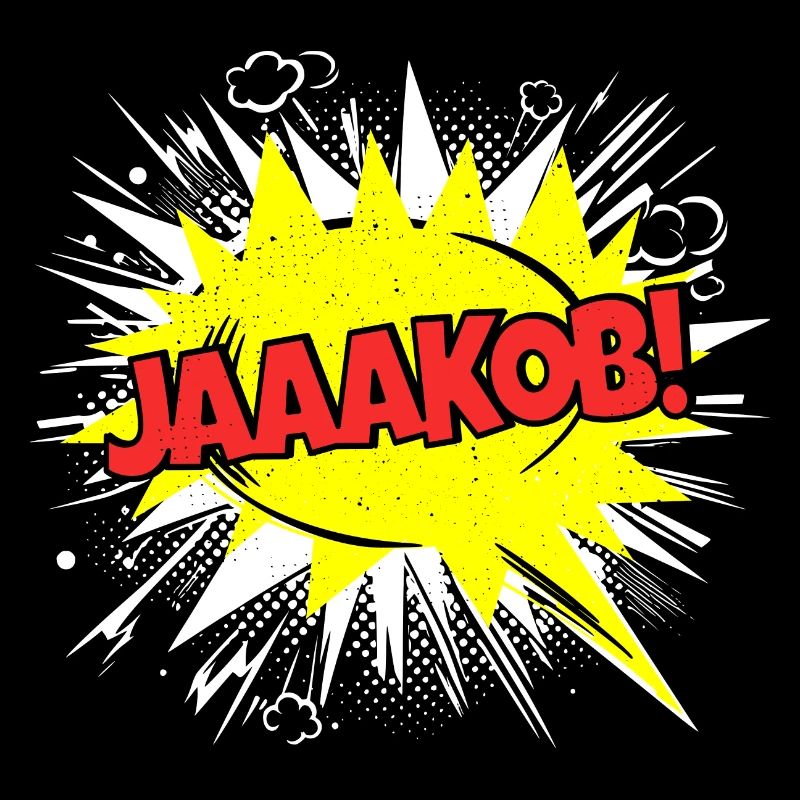 Jacob's Name Funny Speech Bubble Jaaakob!