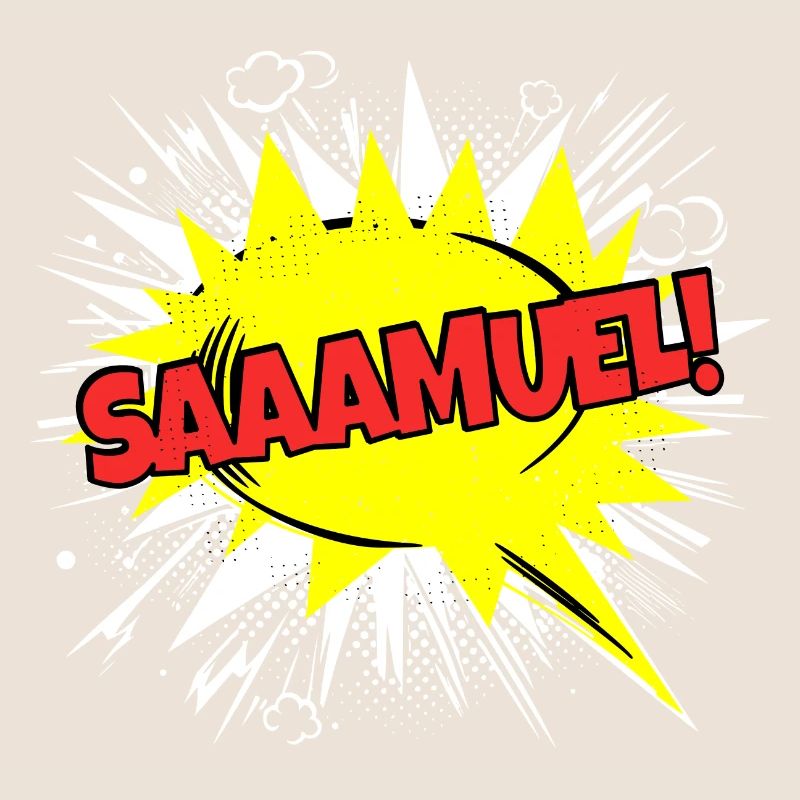 Samuel Nom drôle de bulle de dialogue Saaamuel !