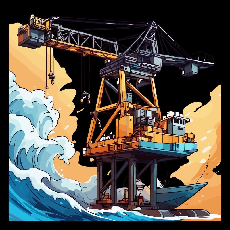 Crane / construction site / winch / crane system