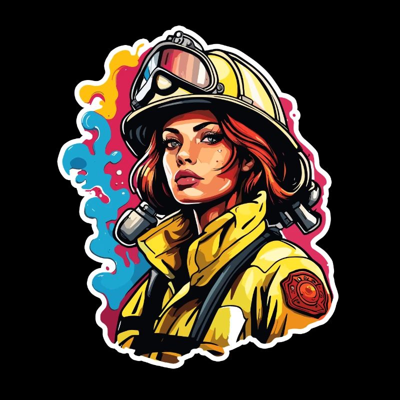 Firefighter / Fire / Fire / Extinguish / Heroine