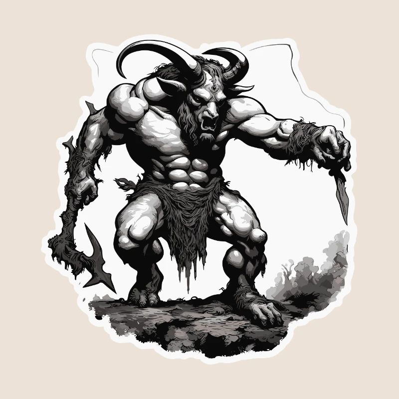 Minotaur / Greek Mythology / Creature