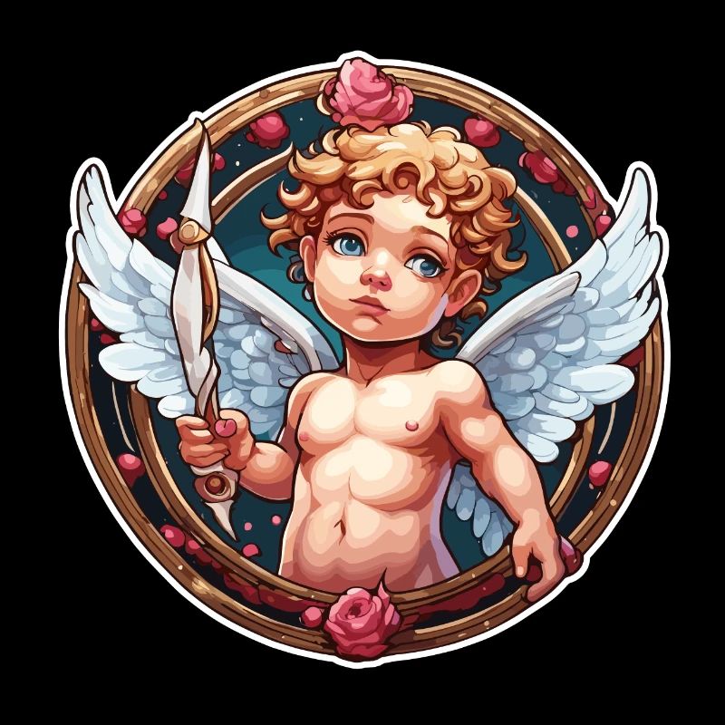 Cupidon / Amour / Flèche / Coeur / Saint Valentin