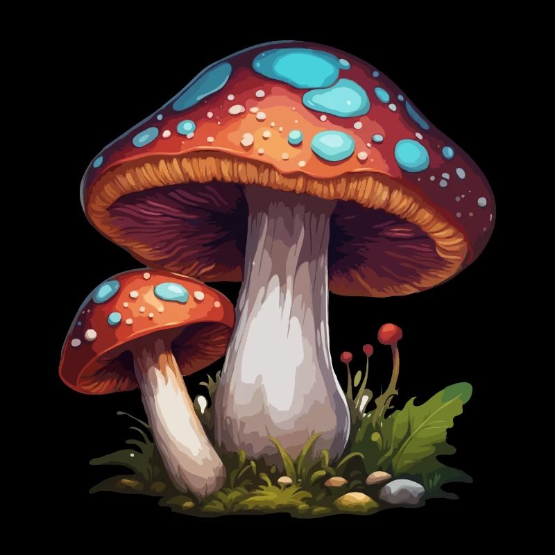 Mushroom / Mushroom / Meadow / Forest / Goa / Psy