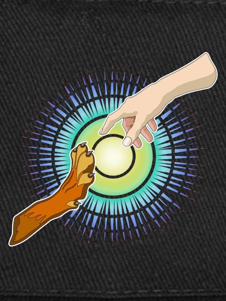 Dog's Paw, Human Hand