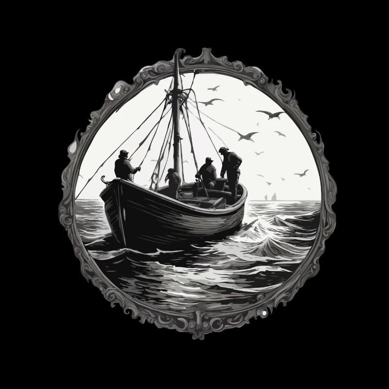 Pirate Ship / Boat / Sea / Ocean / Waves