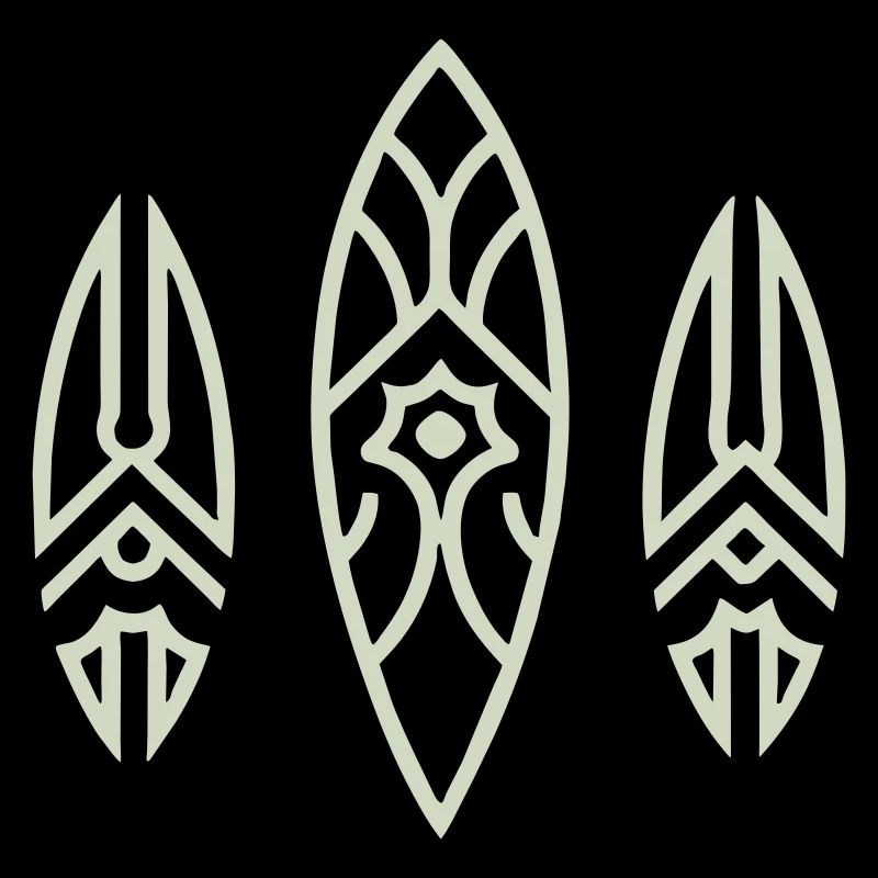 Schlankes, von Ethno inspiriertes Tribal-Design