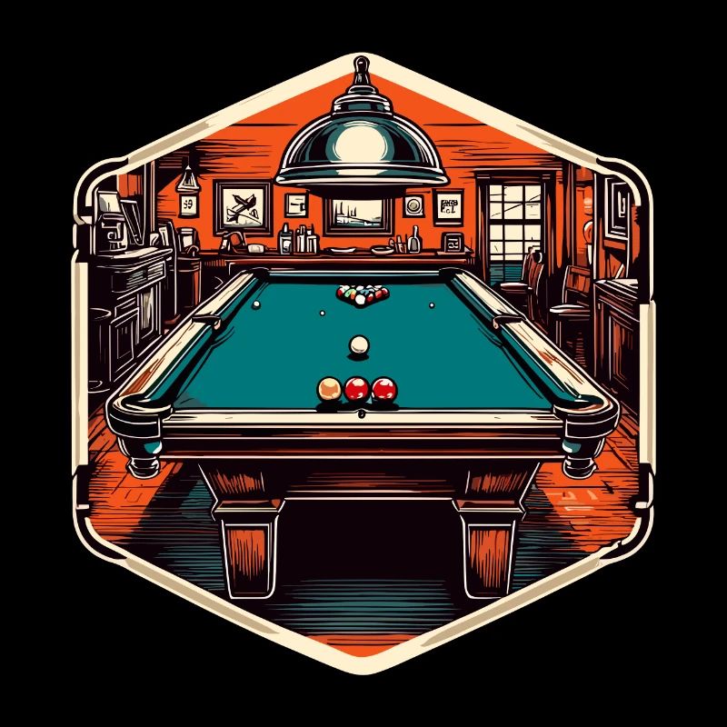 Billardtisch / Billiardkugel / 8 Ball / Pool / Kö