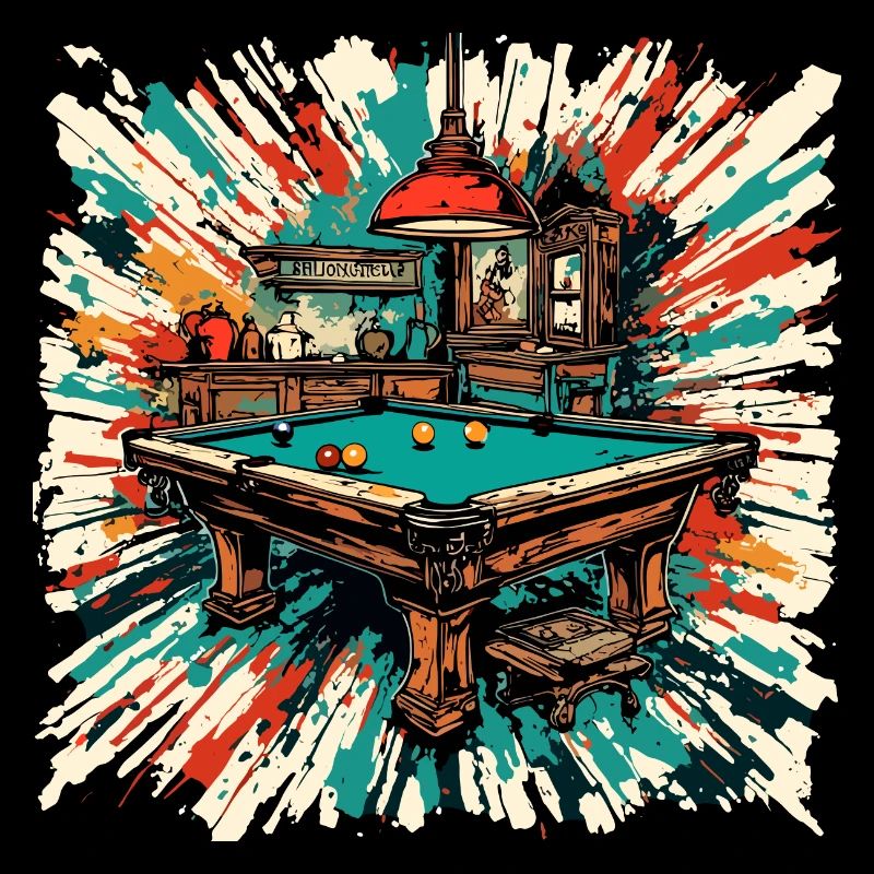 Billardtisch / Billiardkugel / 8 Ball / Pool / Kö