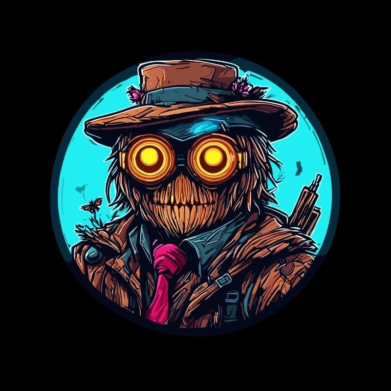 Vogelscheuche / Erntehelfer / Maisfeld / Feld