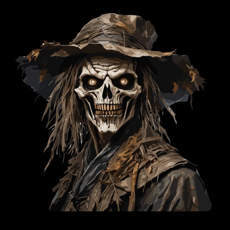 Vogelscheuche / Erntehelfer / Maisfeld / Feld