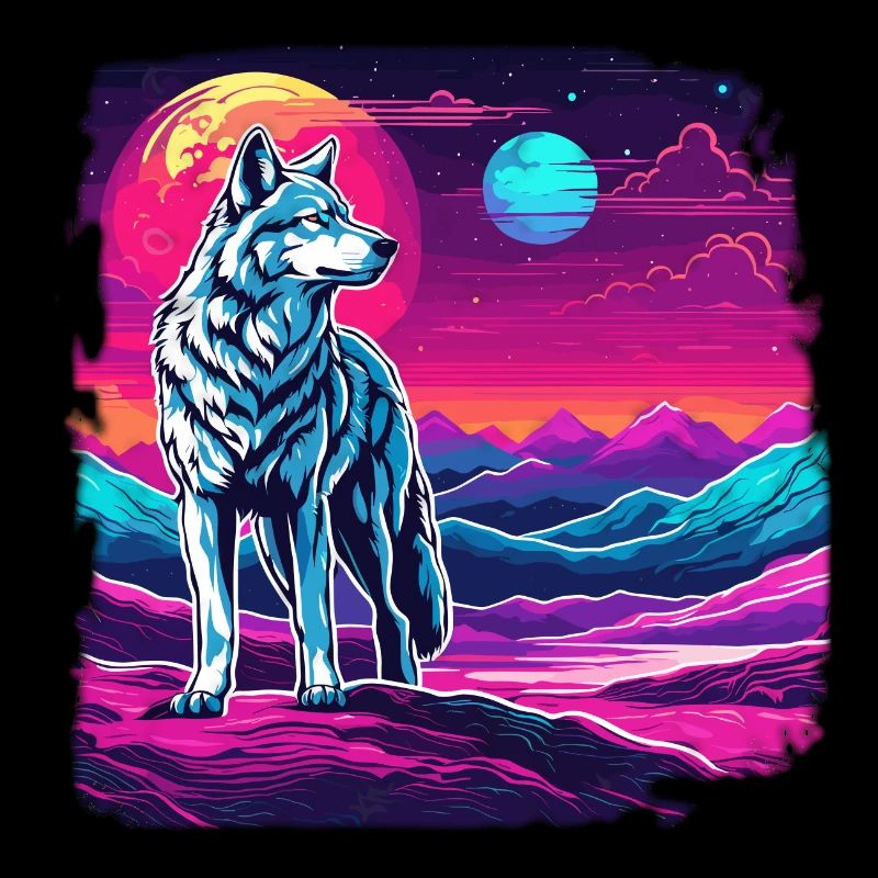 Wolf / Rudel / Wald / Wild / Tierwelt / heulen
