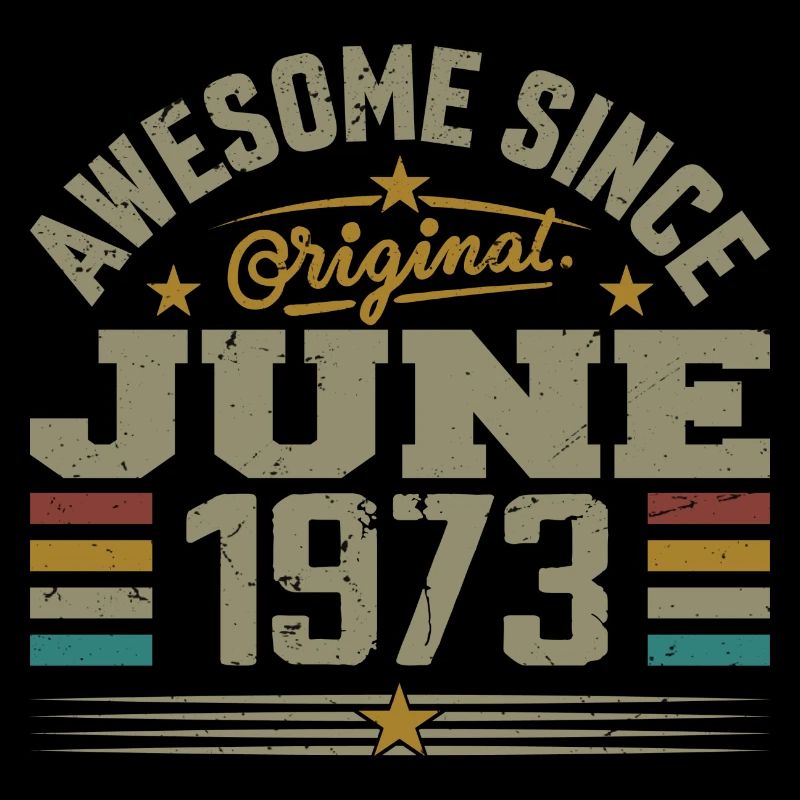 Juni 1973 Geburtstagsgeschenk Juni 1973 Juni