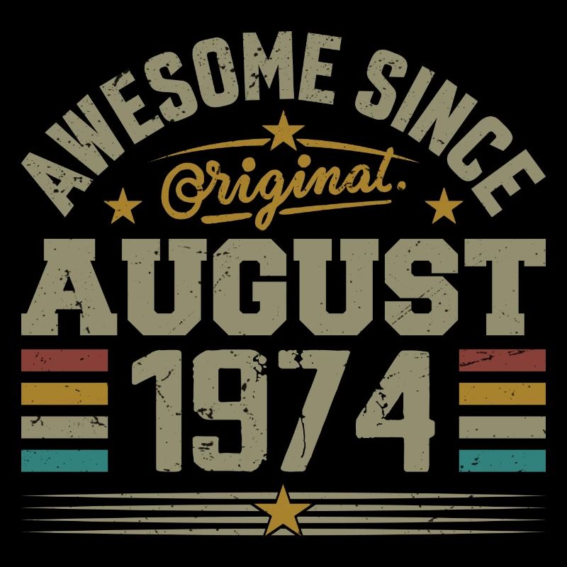 August 1974 Geburtstag August 1974 August 1974 Retro