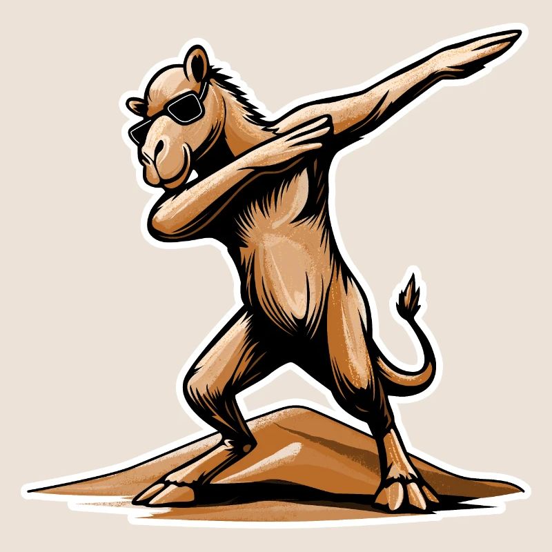 Cool Dab Dance Dromedary – Desert Fun à Dubaï