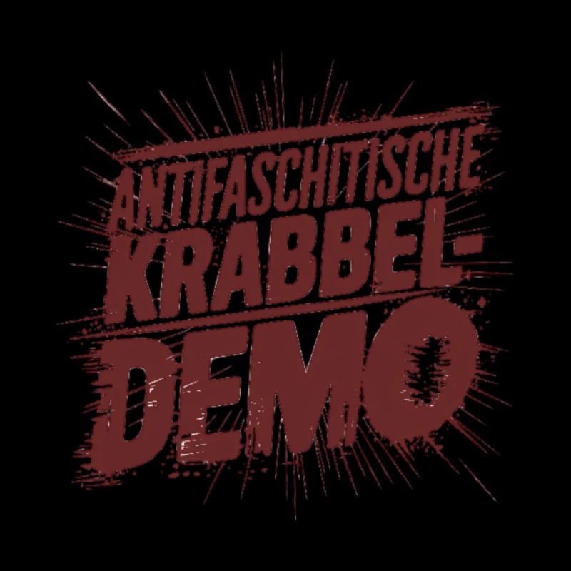 Krabbeldemo Kleinkind der ANTIFA